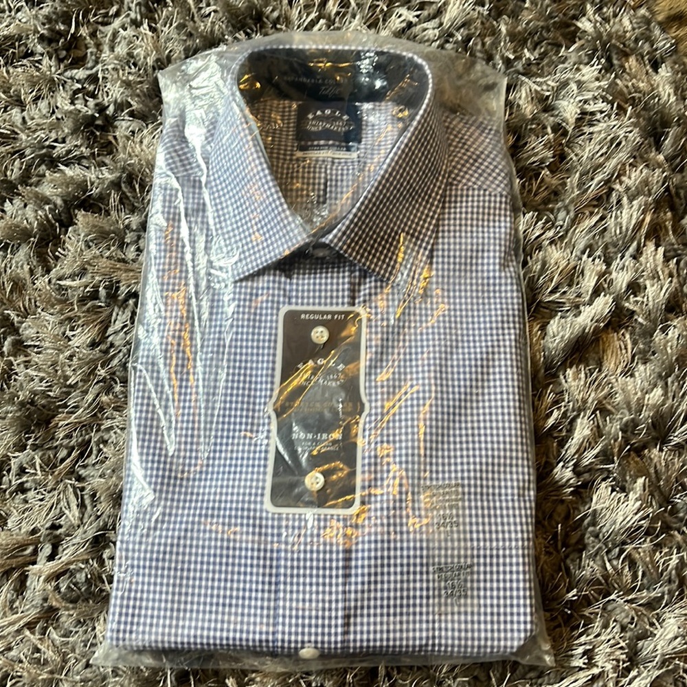 Eagle Mens Dress Shirt 16.5 34/35 (Large) NWT